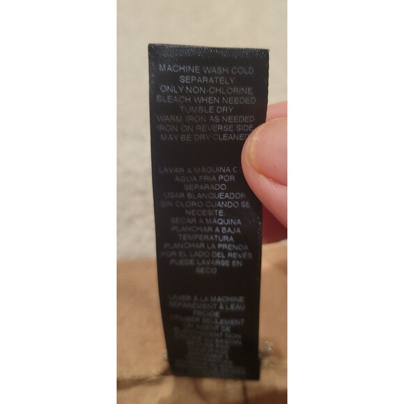 Black Label Chico's Off The Shoulder Faux Suede Top Women's Size XS/2 Vegan - Picture 8 of 9